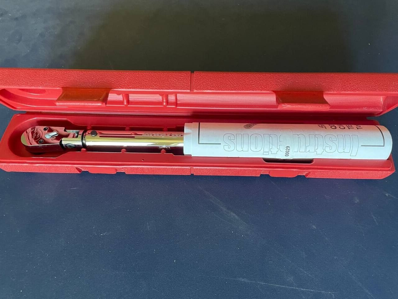Snap-On QD2FR75 Tools 3/8" Drive Adjustable Click Style Flex Torque Wrench