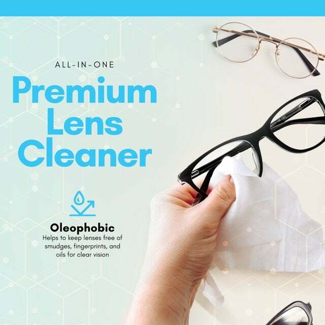 Disposable Lens Wipes - 50 Ct