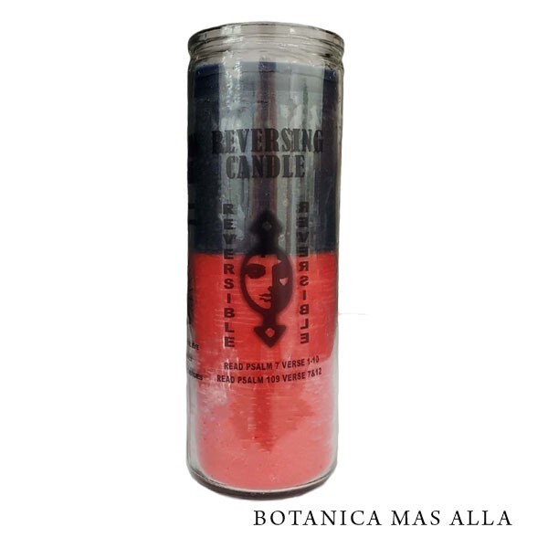 Veladora Reversible 2 Colores - Prayer Candle Reversible - For Proteccion