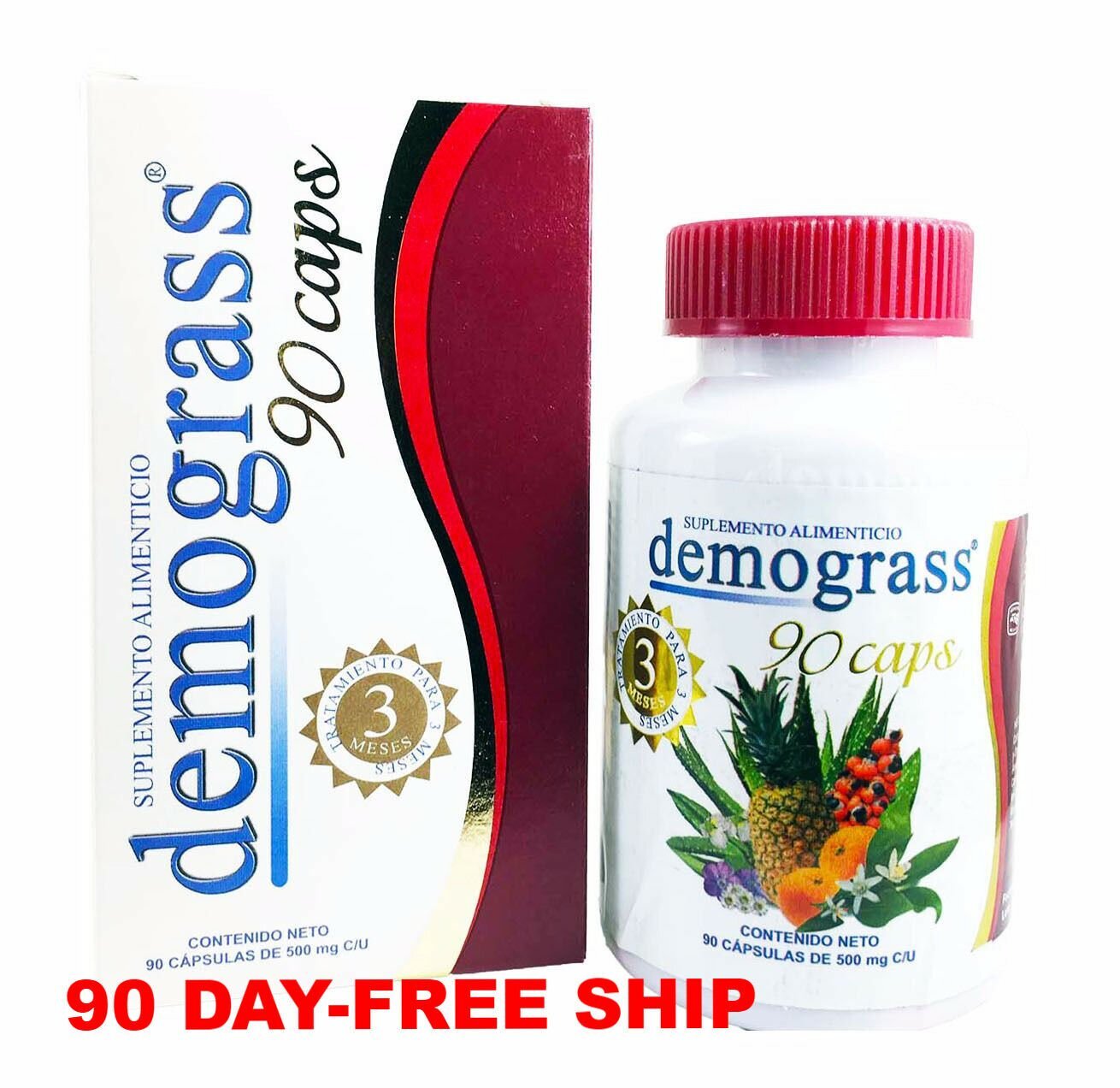 90 DAY Demograss Classic 100% Natural Supplement Demograss Clasico para 3 MESES