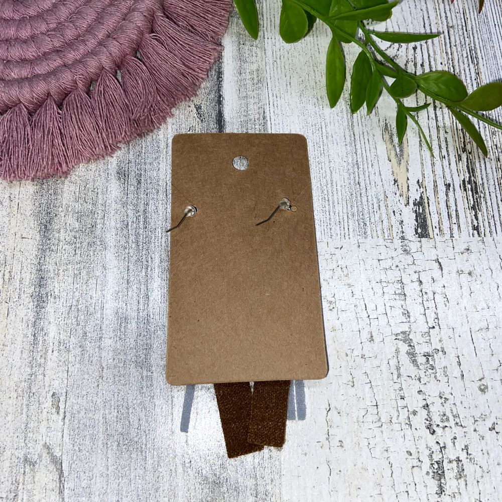 Handmade Boho Felt Dangle Earrings