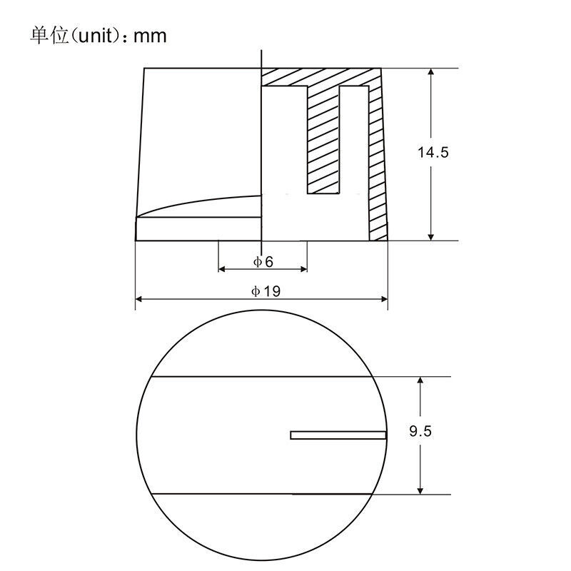 12PCS Plastic Guitar Amplifier Amp Knobs Effect Pedal Pointer Knobs Parts White
