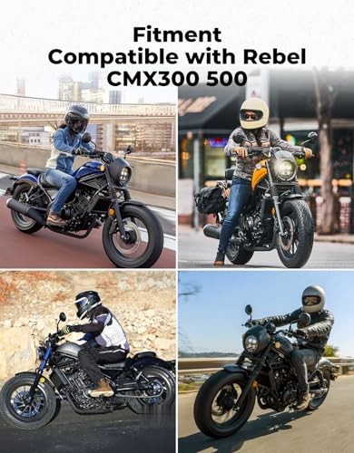 Motorcycle Handlebar Risers with Dashboard Bracket Compatible with Rebel CMX