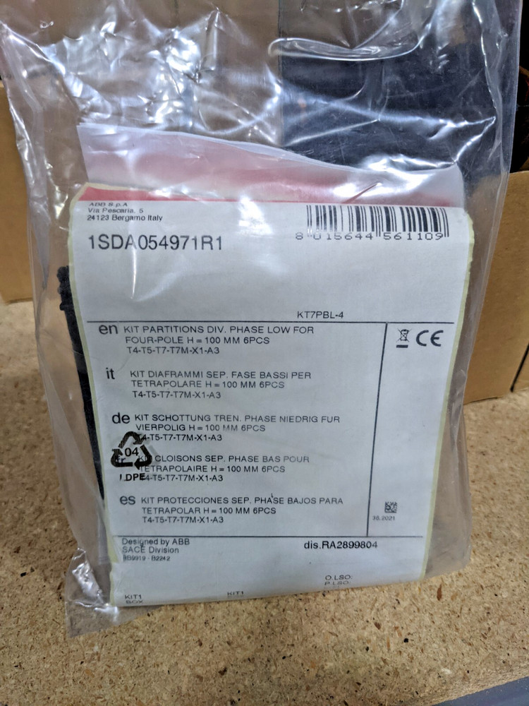ABB Phase Barrier Low T7 4P KT7PBL-4