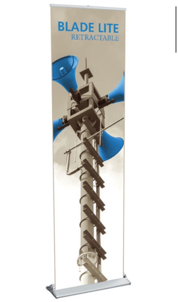 Blade Lite BLD-LT-600-1 24" retractable banner stand NEW