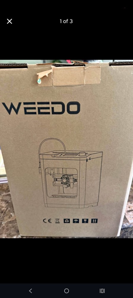 WEEDO TINA2 Basic 3D Printer 3.93x4.72x4.72 in Max Print Size