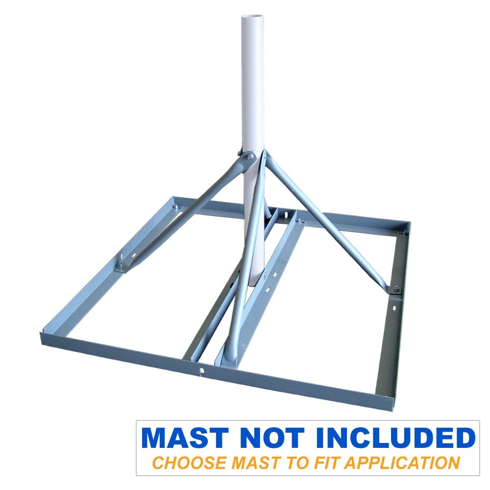 Skywalker Non-Penetrating Roof Mount Base for Flat Roof (Mast Not Included)