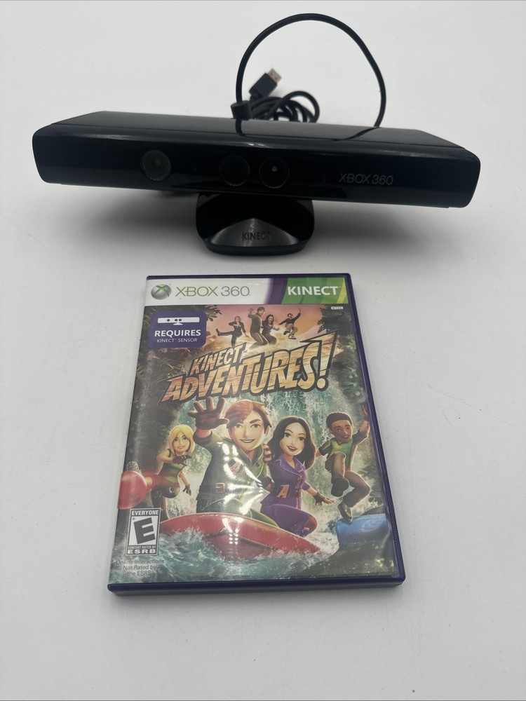 Microsoft XBOX 360 Kinect sensor With Kinect Adventures Game