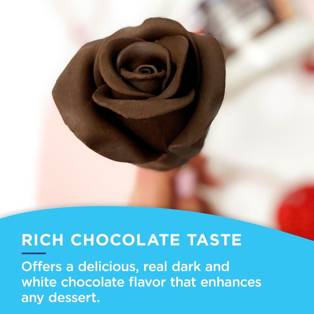 ChocoPan Modeling Chocolate for Cake Decorating, Bright White 1 Pound