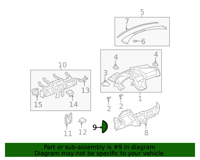 Genuine GM Side Cover 20872003