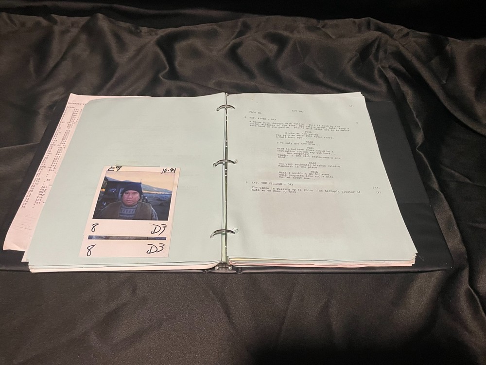 Northern Exposure Script with Cast Polaroids - Realpolitik