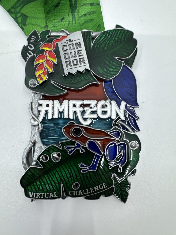 The Conqueror Virtual Challenge 161 Km Amazon Medal