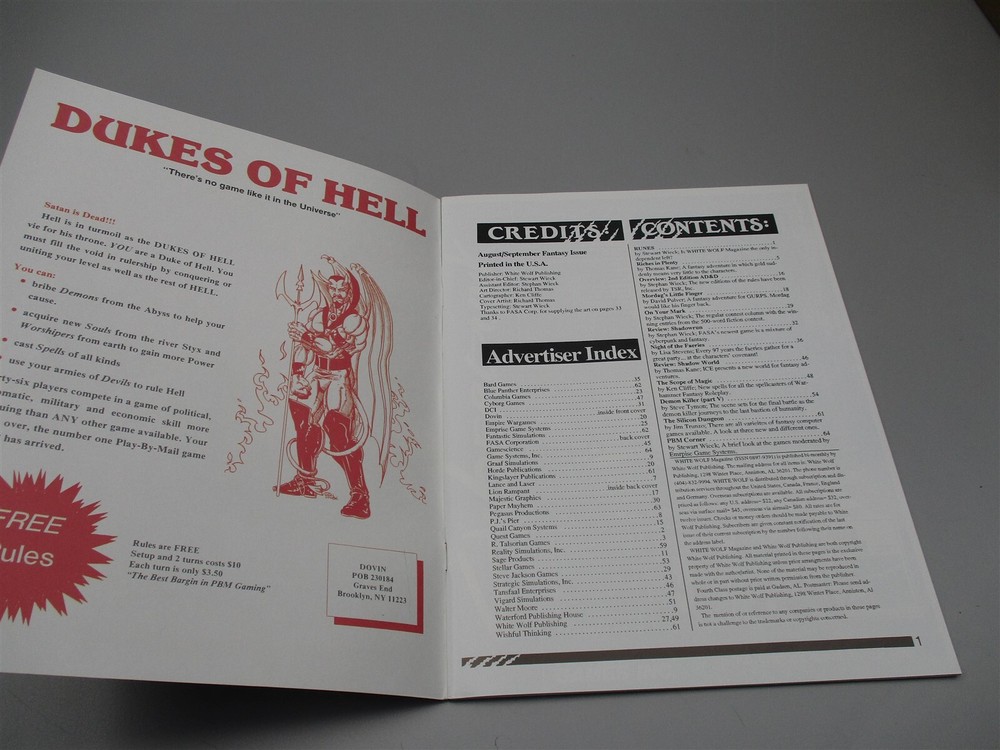 White Wolf Magazine: Issue # 17