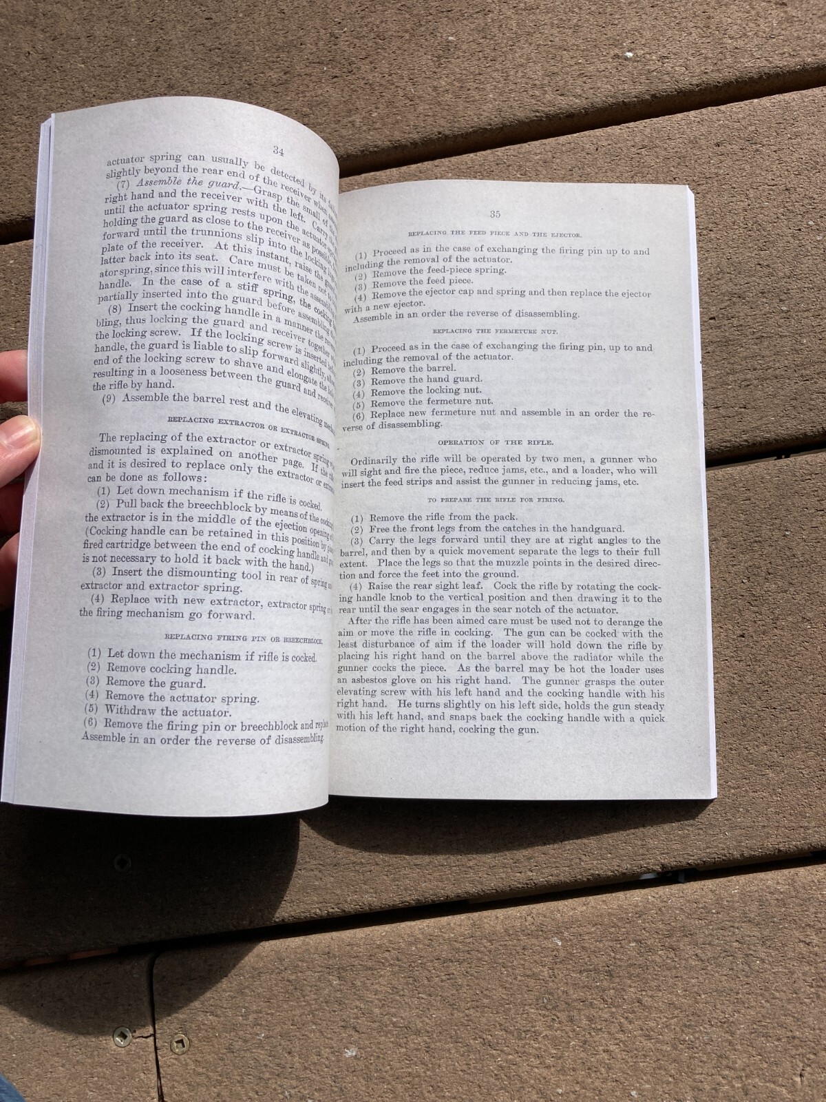 Hotchkiss M1909 Benét-Mercié Machine Gun Rifle Model of 1909 Pack Outfits & Accs