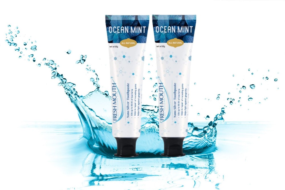 Fresh Mouth Nano Silver Toothpaste Fluoride Free 2 pack