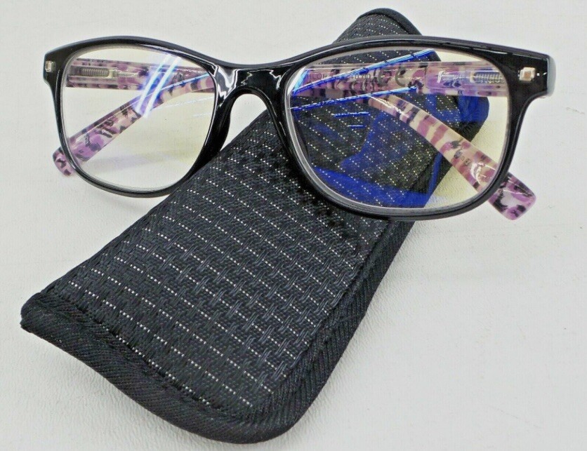 M+ Blue Light Blocking Glasses 2-Pack Folding Designer Reading Glasses