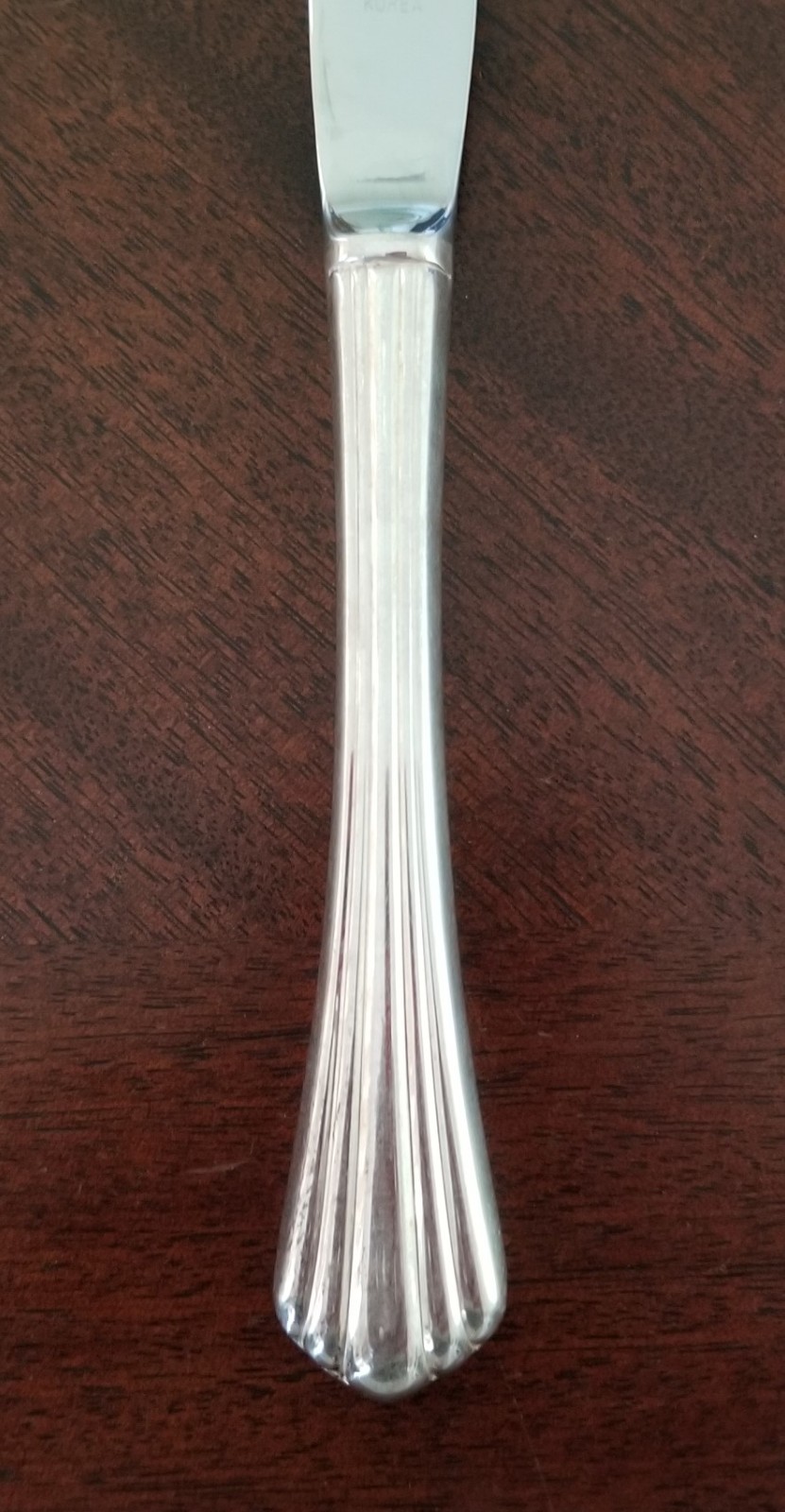 Lot of 4 International Silver "Flair" Modern Hollow Handle Dinner Knives 9"