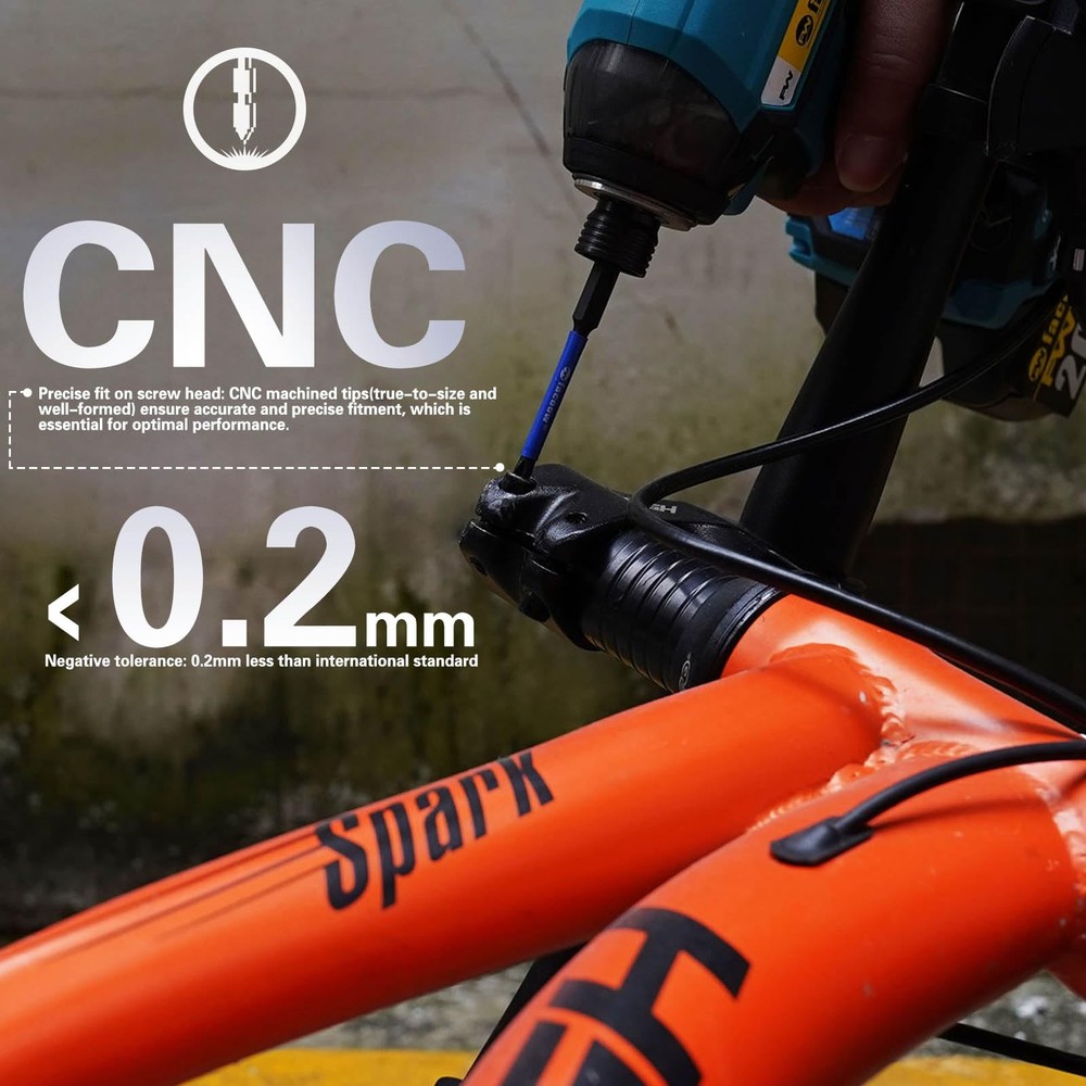 15 Pack Phillips Impact Driver Bits, #2 Phillips Head Magnetic Screwdriver Bits