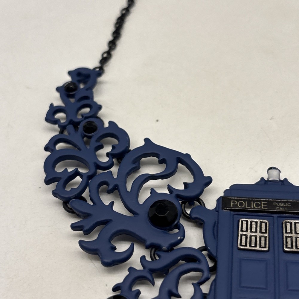 BBC Dr Who Tardis Statement Necklace!