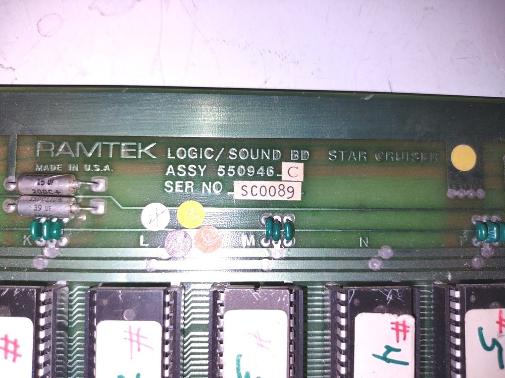 ramtek star cruiser arcade pcb #1