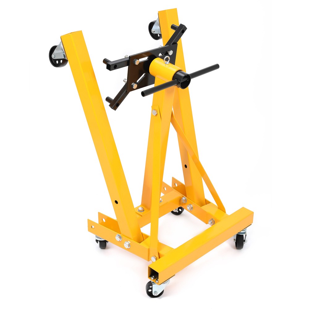 2000lb Steel Rotating Engine Stand with 360 Degree Rotating Head & Folding Frame
