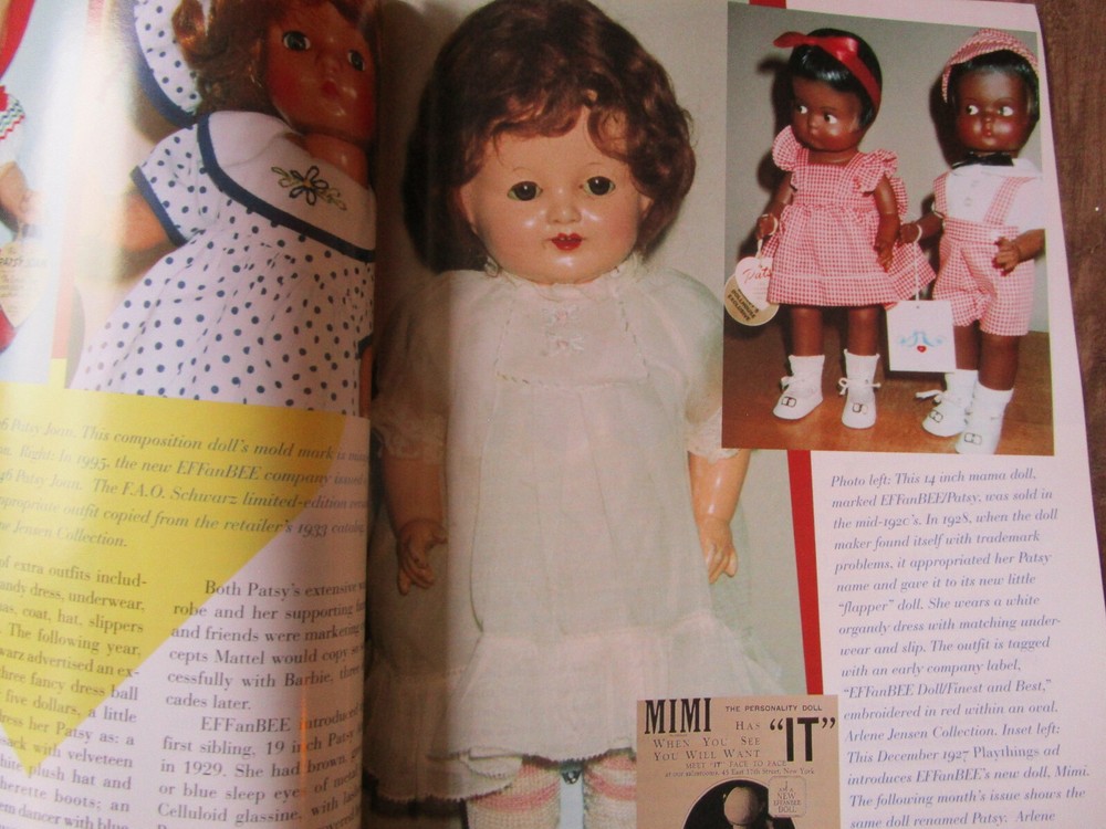 11pg Effanbee Patsy Doll History Article / STILL A FAMILY THING / Jensen