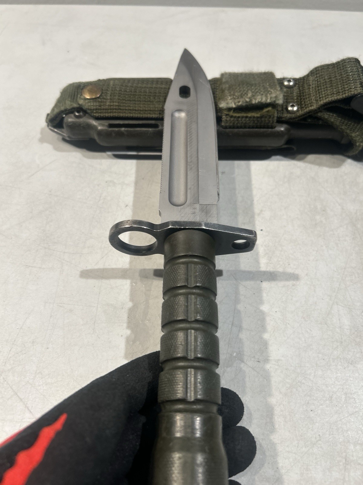 PHROBIS III Military Fixed Blade with Scabbard Case Sheath #40