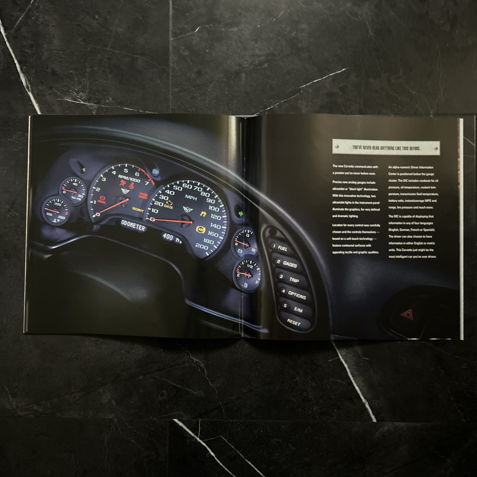 1997 ORIGINAL Chevrolet C5 Corvette Dealer Deluxe Sales Brochure Printed Dec. 96