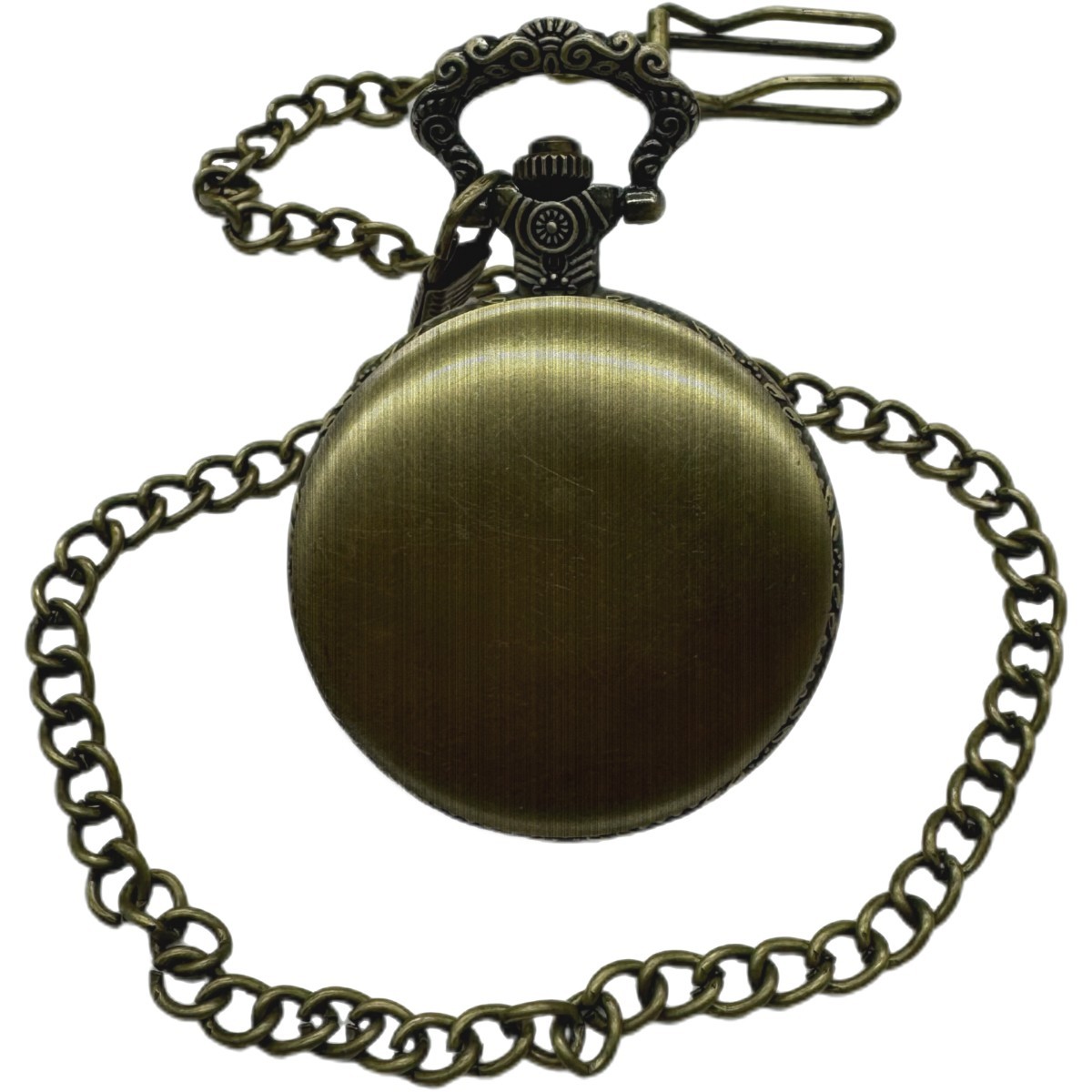 Invicta Vintage Look Men's Pocket Watch - 47mm, Bronze (79005) New/Box/Chain