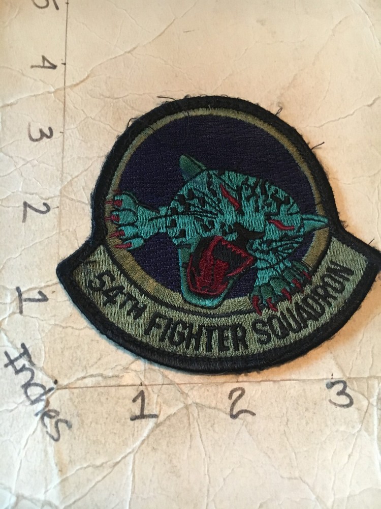 USAF 54th Fighter Squadron subdued patch 6/5/25