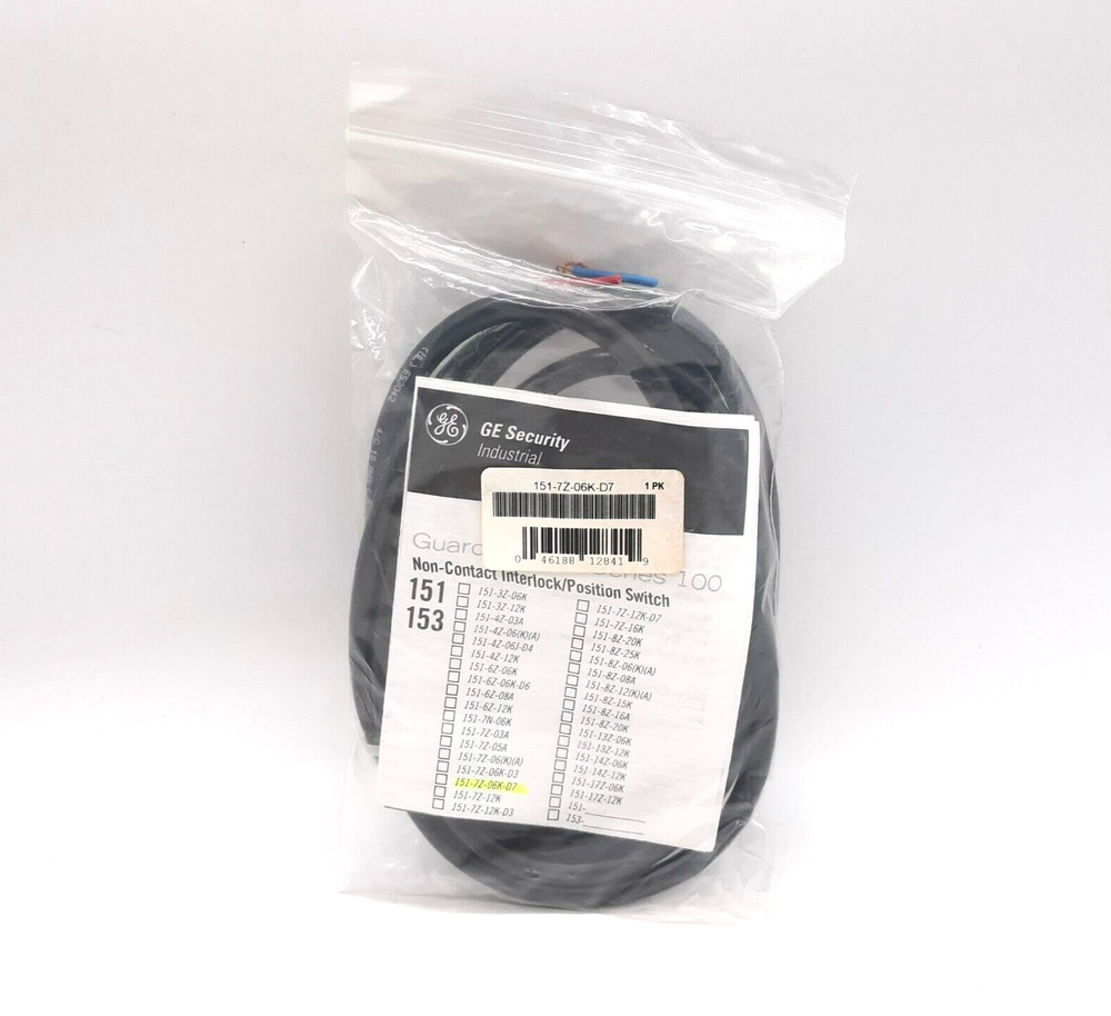 GE Security 151-7Z-06K-D7 Non-Contact Interlock/Position Switch