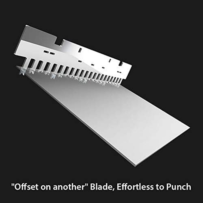 OFFNOVA Binding Machine, 21-Hole 450 Sheets Paper Comb Binding Machine for Lette