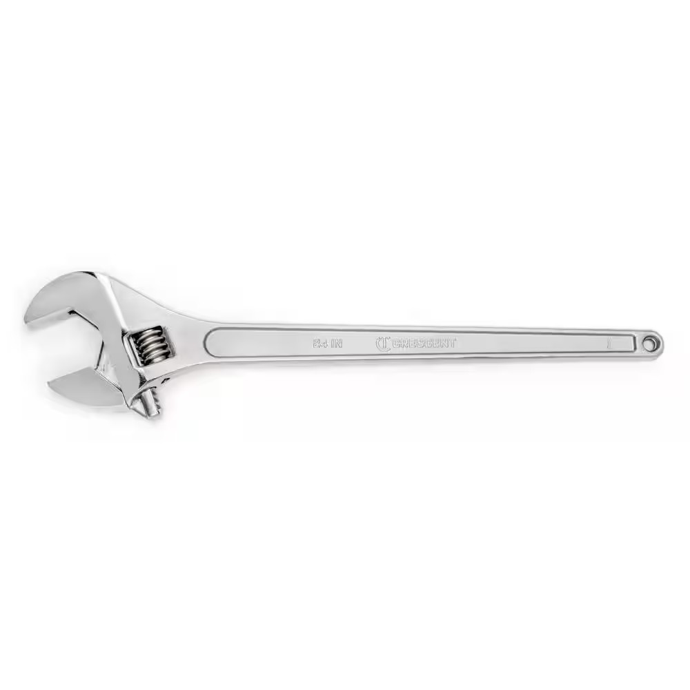 24 In. Chrome Adjustable Wrench