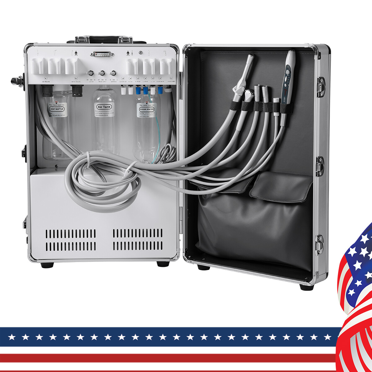 Dental Unit Chair DC Motor Computer Controlled/Dental Unit System Air Compressor