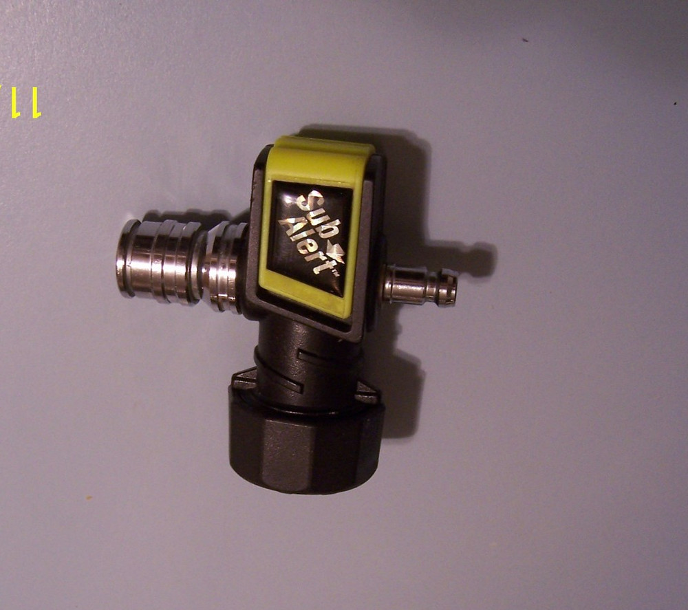 Scuba Diving Sub Alert Air Powered Surface Signaling Device.