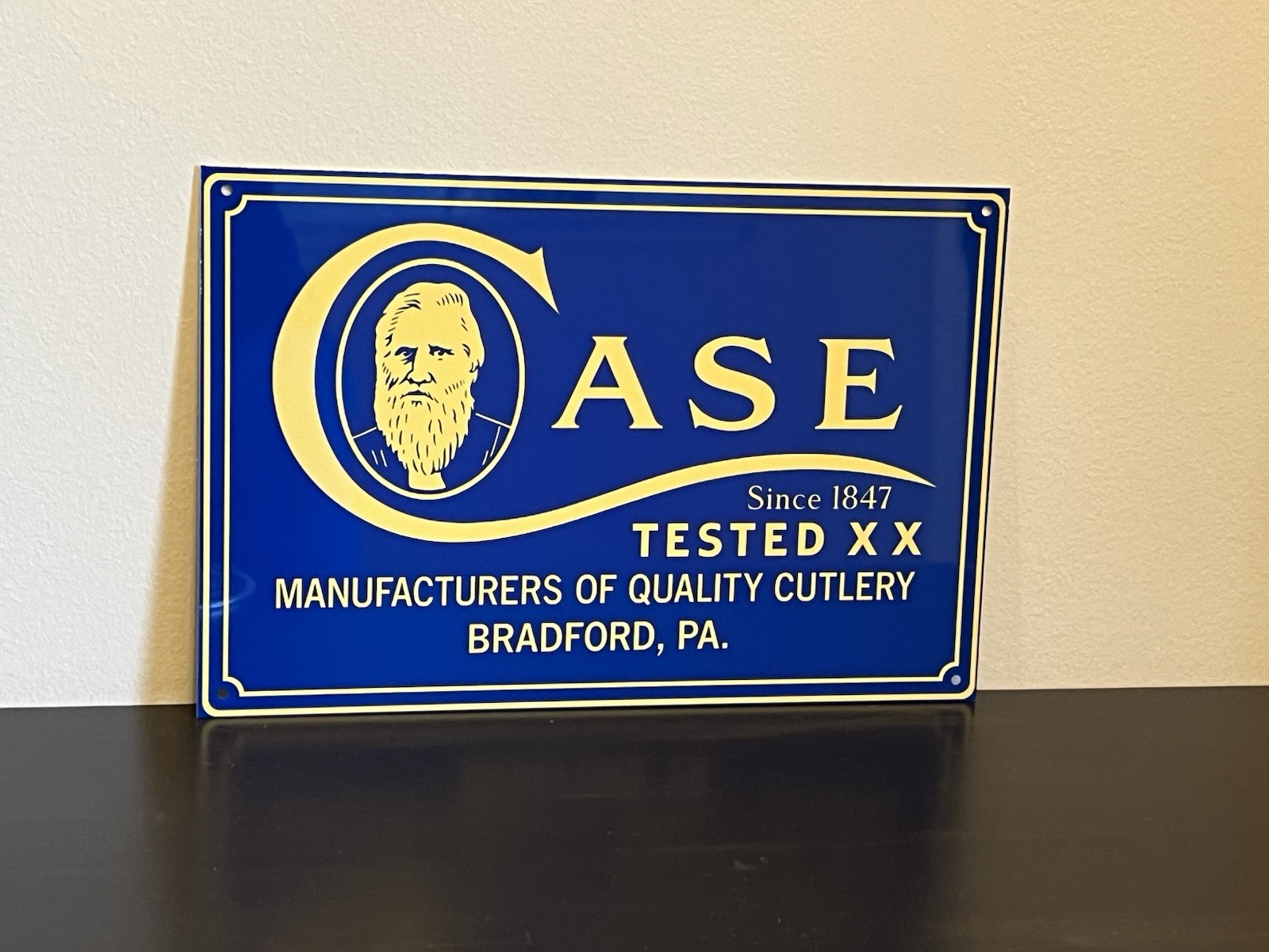 Case Cutlery Knives  Vintage Style Metal Sign Advertising