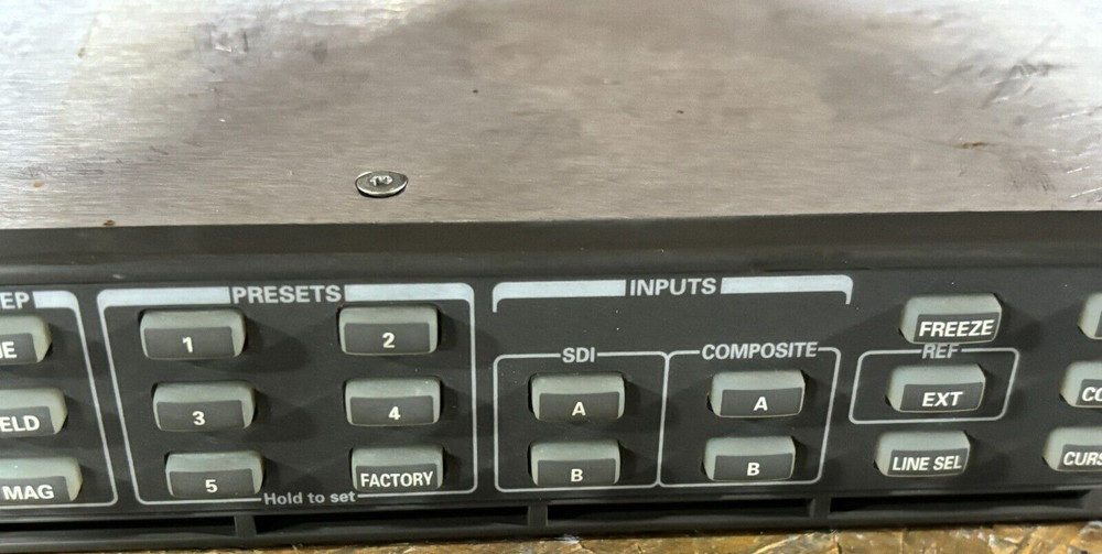 Tektronix WVR RFP Remote Front Panel For WVR6100 / WVR7100