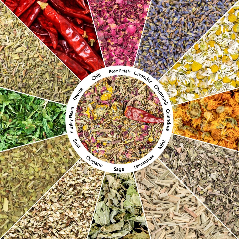 RAINFLOW Chicken Nesting Herbs 10oz Natural Dried Herb Blend for Nesting Box...