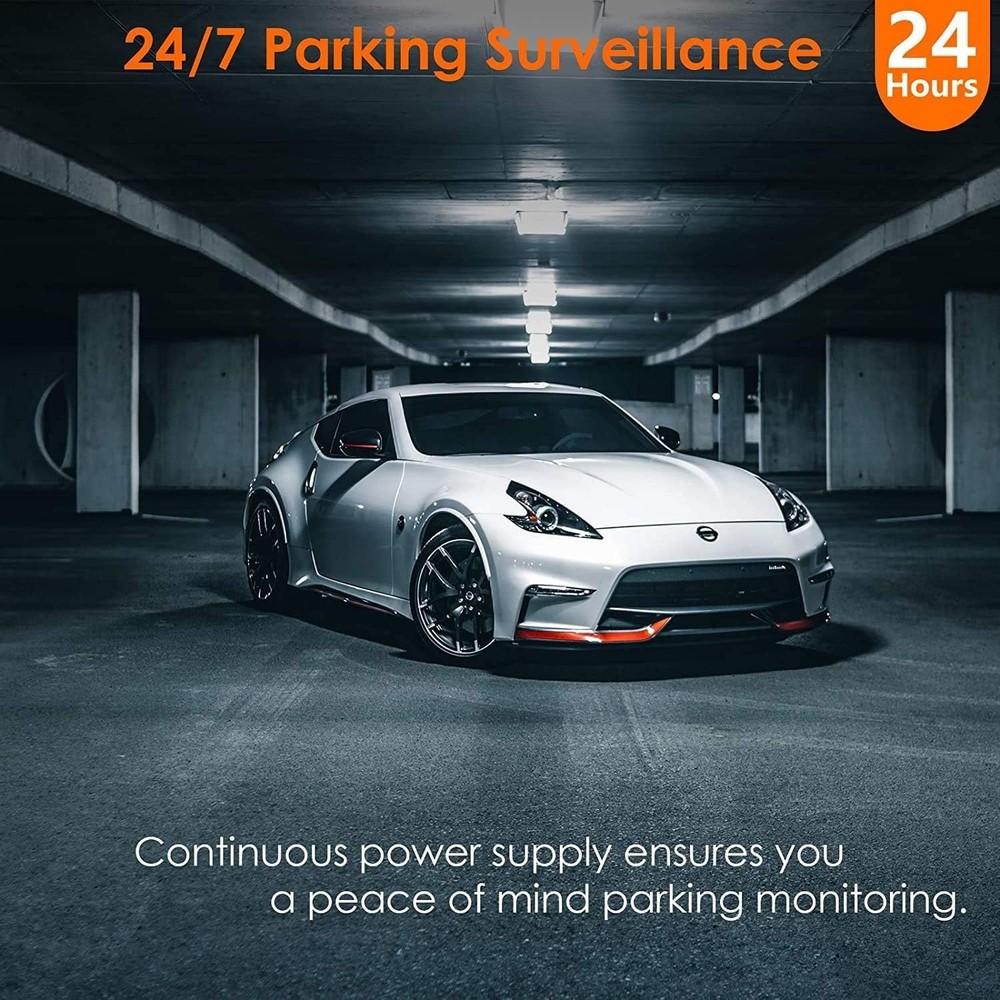 DC 12V-24V to 5V Dash Cam Hardwire Kit - Continuous Power Supply Solution