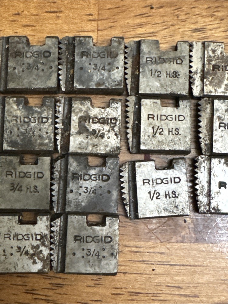 MISC used Ridgid Threading Pipe Dies #434
