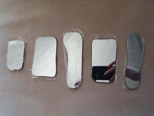 Dental Mirror Photography Mouth Mirrors Intraoral 2-sided Glass Fine/Normal Edge