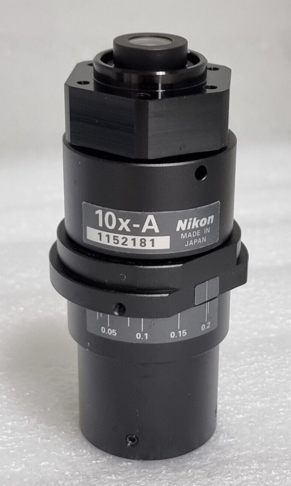 Nikon 10X-A Measuring Tool Microscope TM MM Objective Lens
