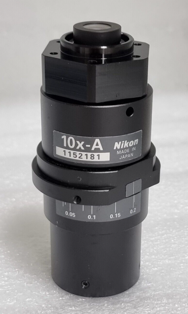 Nikon 10X-A Measuring Tool Microscope TM MM Objective Lens