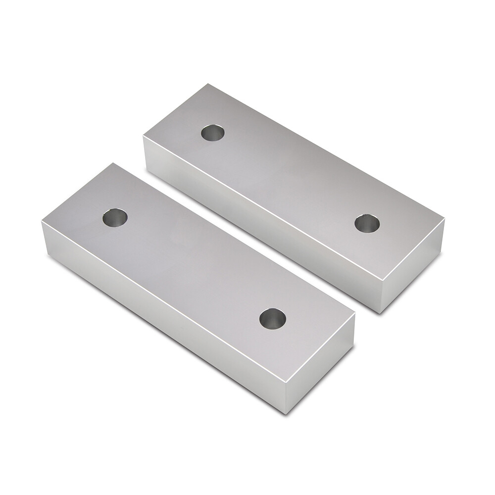 10 Packs (20pcs) 6 x 2 x 1" Standard Aluminum Soft Jaws Set Fits Kurt 6" Vises