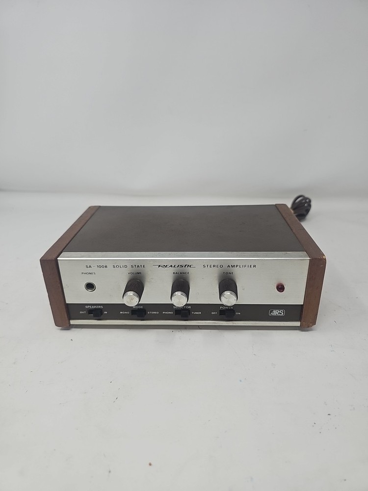 Vintage Realistic SA-100B Solid State Stereo Amplifier Used & Working