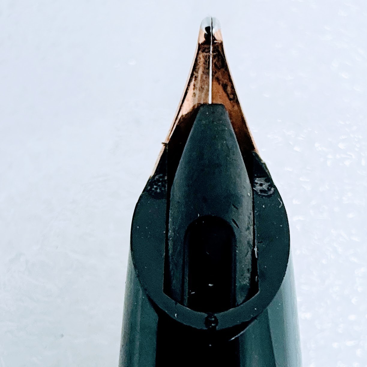 Sheaffer Intrigue 14K Gold Fountain Pen Nib Assembly BROAD OEM White Palladium