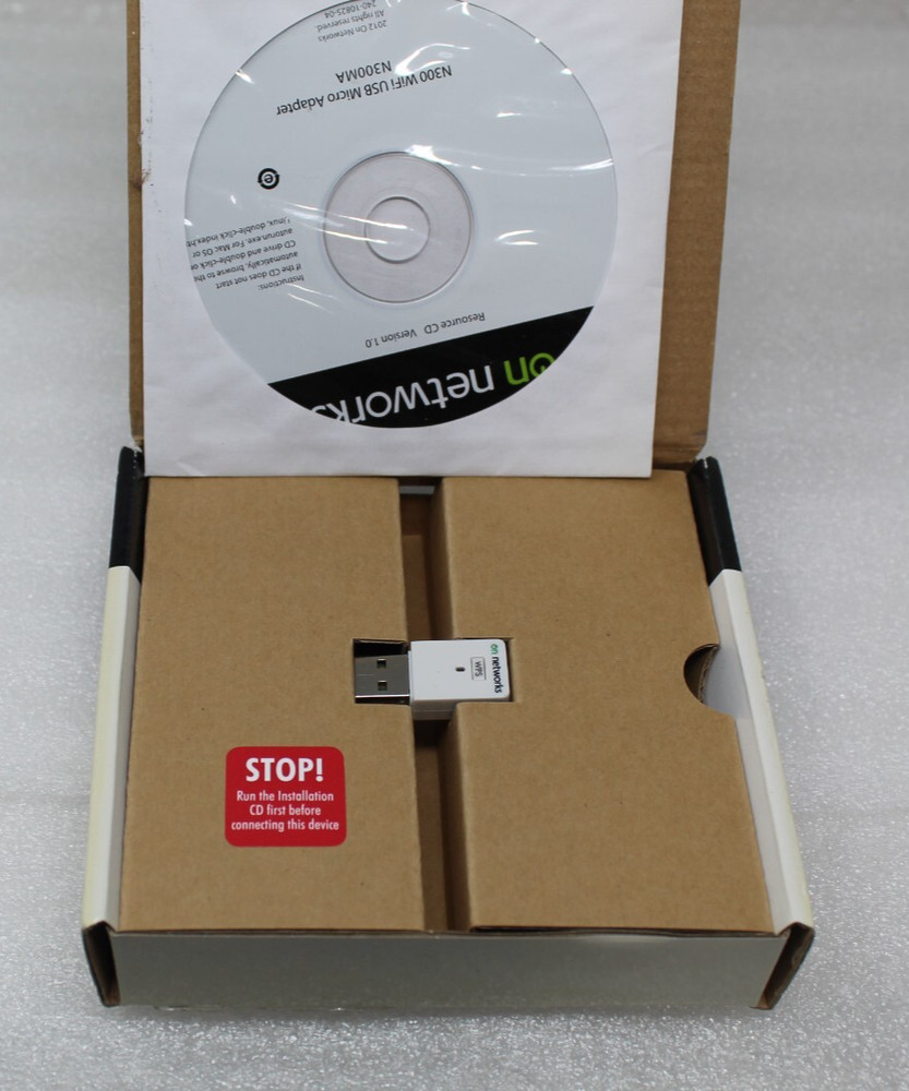 NEW ON NETWORKS N300 WIFI USB MICRO ADAPTER