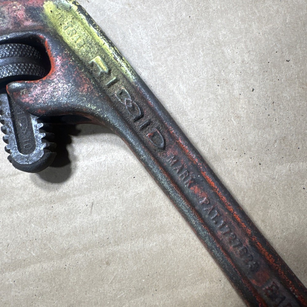 RIDGID E10 Offset Pipe Wrench U.S.A. MADE TOOL, E-10 *FREE SHIPPING *.