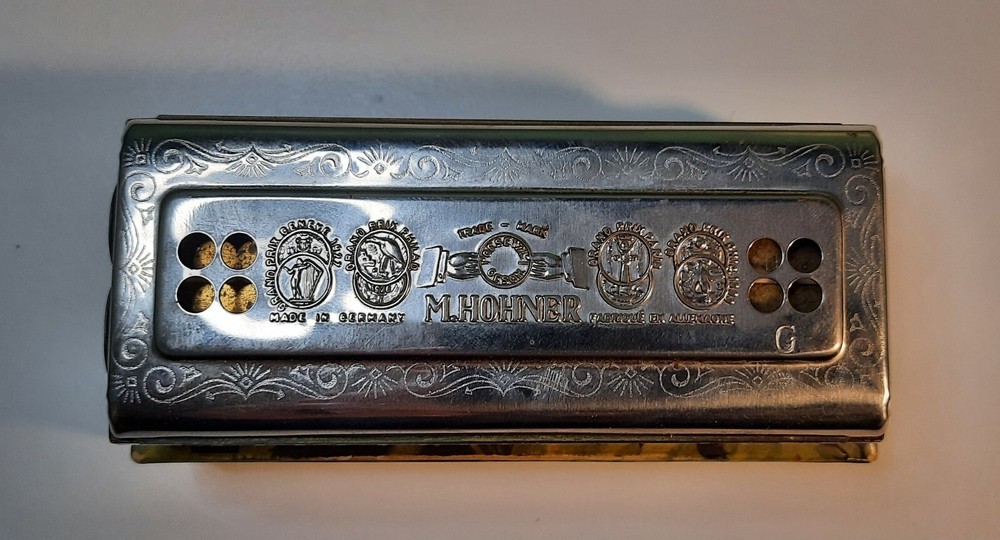 M. Hohner The Echo Harp Double Sided Harmonica Vintage