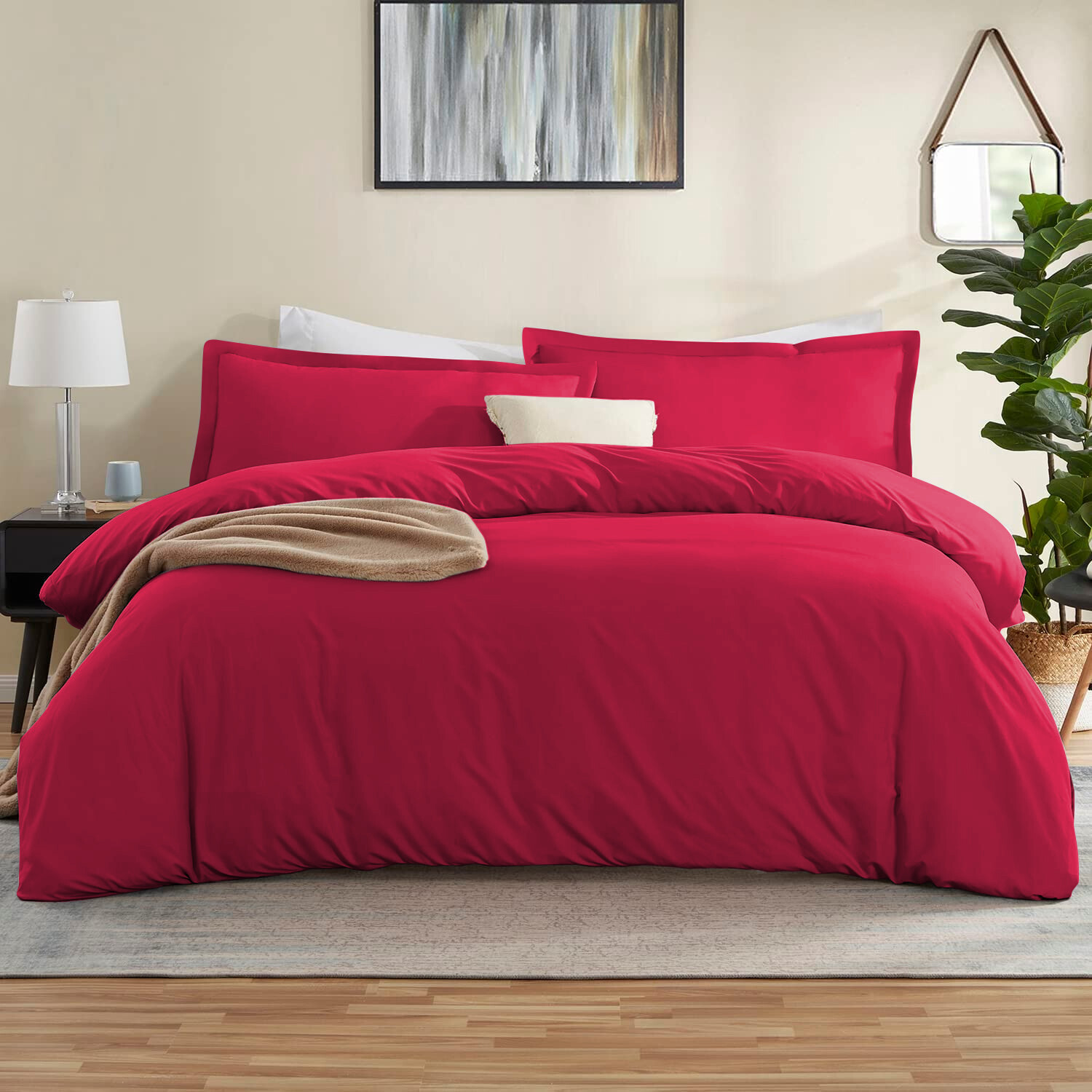 3 Piece Duvet Cover Bedding Set Luxury Comforter Cover Twin Full Queen King Size